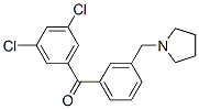 898770-84-8,3,5-DICHLORO-3'-PYRROLIDINOMETHYL BENZOPHENONE