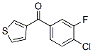 898771-18-1,3-(4-CHLORO-3-FLUOROBENZOYL)THIOPHENE