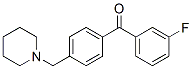 898771-40-9,3-FLUORO-4'-PIPERIDINOMETHYL BENZOPHENONE