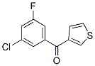 898771-44-3,3-(3-CHLORO-5-FLUOROBENZOYL)THIOPHENE