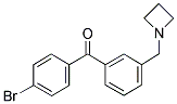 898771-59-0,3-AZETIDINOMETHYL-4'-BROMOBENZOPHENONE