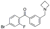 898771-97-6,3'-AZETIDINOMETHYL-4-BROMO-2-FLUOROBENZOPHENONE