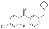 898772-03-7,3'-AZETIDINOMETHYL-4-CHLORO-2-FLUOROBENZOPHENONE