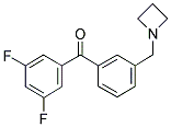 898772-27-5,3'-AZETIDINOMETHYL-3,5-DIFLUOROBENZOPHENONE