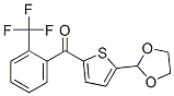 898773-26-7,5-(1,3-DIOXOLAN-2-YL)-2-(2-TRIFLUOROMETHYLBENZOYL)THIOPHENE