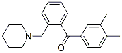 898773-33-6,3',4'-DIMETHYL-2-PIPERIDINOMETHYL BENZOPHENONE