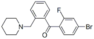 898773-57-4,4-BROMO-2-FLUORO-2'-PIPERIDINOMETHYL BENZOPHENONE