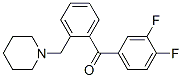 898773-77-8,3',4'-DIFLUORO-2-PIPERIDINOMETHYL BENZOPHENONE