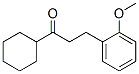 898774-34-0,CYCLOHEXYL 2-(2-METHOXYPHENYL)ETHYL KETONE