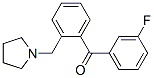 898774-53-3,3'-FLUORO-2-PYRROLIDINOMETHYL BENZOPHENONE