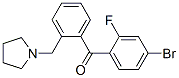 898774-85-1,4-BROMO-2-FLUORO-2'-PYRROLIDINOMETHYL BENZOPHENONE