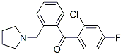 898774-87-3,2-CHLORO-4-FLUORO-2'-PYRROLIDINOMETHYL BENZOPHENONE