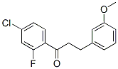 898775-10-5,4'-CHLORO-2'-FLUORO-3-(3-METHOXYPHENYL)PROPIOPHENONE
