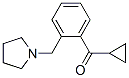 898775-15-0,CYCLOPROPYL 2-(PYRROLIDINOMETHYL)PHENYL KETONE