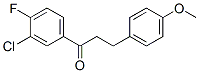 898775-96-7,3'-CHLORO-4'-FLUORO-3-(4-METHOXYPHENYL)PROPIOPHENONE