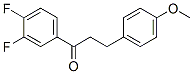 898776-40-4,3',4'-DIFLUORO-3-(4-METHOXYPHENYL)PROPIOPHENONE