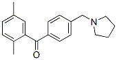 898776-47-1,2,5-DIMETHYL-4'-PYRROLIDINOMETHYL BENZOPHENONE