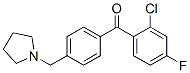 898776-73-3,2-CHLORO-4-FLUORO-4'-PYRROLIDINOMETHYL BENZOPHENONE