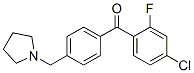 898776-77-7,4-CHLORO-2-FLUORO-4'-PYRROLIDINOMETHYL BENZOPHENONE