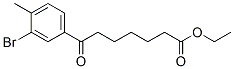 898776-88-0,ETHYL 7-(3-BROMO-4-METHYLPHENYL)-7-OXOHEPTANOATE