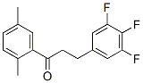 898778-03-5,2',5'-DIMETHYL-3-(3,4,5-TRIFLUOROPHENYL)PROPIOPHENONE