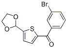 898778-04-6,2-(3-BROMOBENZOYL)-5-(1,3-DIOXOLAN-2-YL)THIOPHENE