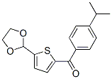 898778-37-5,5-(1,3-DIOXOLAN-2-YL)-2-(4-ISOPROPYLBENZOYL)THIOPHENE