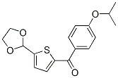 898778-40-0,5-(1,3-DIOXOLAN-2-YL)-2-(4-ISOPROPOXYLBENZOYL)THIOPHENE