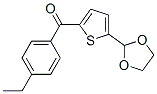 898778-46-6,5-(1,3-DIOXOLAN-2-YL)-2-(4-ETHYLBENZOYL)THIOPHENE