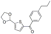 898778-49-9,5-(1,3-DIOXOLAN-2-YL)-2-(4-PROPYLBENZOYL)THIOPHENE