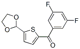 898778-84-2,2-(3,5-DIFLUOROBENZOYL)-5-(1,3-DIOXOLAN-2-YL)THIOPHENE