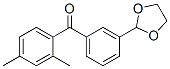 898779-33-4,2,4-DIMETHYL-3'-(1,3-DIOXOLAN-2-YL)BENZOPHENONE