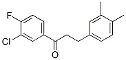 898779-55-0,3'-CHLORO-3-(3,4-DIMETHYLPHENYL)-4'-FLUOROPROPIOPHENONE