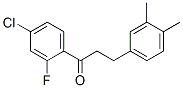 898779-73-2,4'-CHLORO-3-(3,4-DIMETHYLPHENYL)-2'-FLUOROPROPIOPHENONE