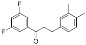 898779-89-0,3',5'-DIFLUORO-3-(3,4-DIMETHYLPHENYL)PROPIOPHENONE