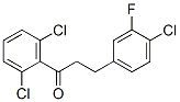 898781-40-3,3-(4-CHLORO-3-FLUOROPHENYL)-2',6'-DICHLOROPROPIOPHENONE