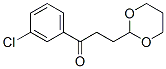 898785-84-7,3'-CHLORO-3-(1,3-DIOXAN-2-YL)PROPIOPHENONE