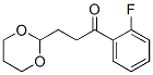 898785-98-3,3-(1,3-DIOXAN-2-YL)-2'-FLUOROPROPIOPHENONE