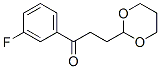 898786-00-0,3-(1,3-DIOXAN-2-YL)-3'-FLUOROPROPIOPHENONE