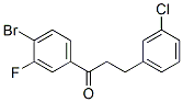 898787-16-1,4'-BROMO-3-(3-CHLOROPHENYL)-3'-FLUOROPROPIOPHENONE