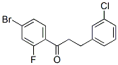 898787-31-0,4'-BROMO-3-(3-CHLOROPHENYL)-2'-FLUOROPROPIOPHENONE