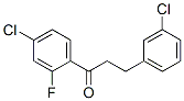 898787-34-3,4'-CHLORO-3-(3-CHLOROPHENYL)-2'-FLUOROPROPIOPHENONE