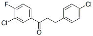 898788-18-6,3'-CHLORO-3-(4-CHLOROPHENYL)-4'-FLUOROPROPIOPHENONE
