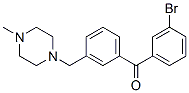 898788-58-4,3-BROMO-3'-(4-METHYLPIPERAZINOMETHYL) BENZOPHENONE