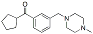 898789-43-0,CYCLOPENTYL 3-(4-METHYLPIPERAZINOMETHYL)PHENYL KETONE