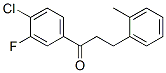 898789-64-5,4'-CHLORO-3'-FLUORO-3-(2-METHYLPHENYL)PROPIOPHENONE