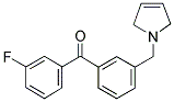 898790-07-3,3-FLUORO-3'-(3-PYRROLINOMETHYL) BENZOPHENONE