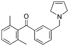 898790-22-2,2,6-DIMETHYL-3'-(3-PYRROLINOMETHYL) BENZOPHENONE