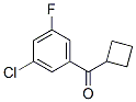 898791-06-5,3-CHLORO-5-FLUOROPHENYL CYCLOBUTYL KETONE