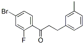 898791-11-2,4'-BROMO-2'-FLUORO-3-(3-METHYLPHENYL)PROPIOPHENONE